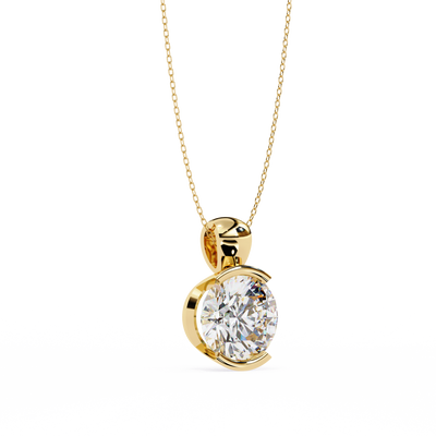 Refined Radiance Contemporary Lab Diamond Necklace Designs