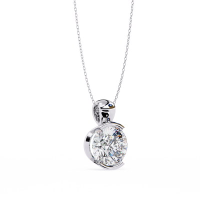 Refined Radiance Contemporary Lab Diamond Necklace Designs