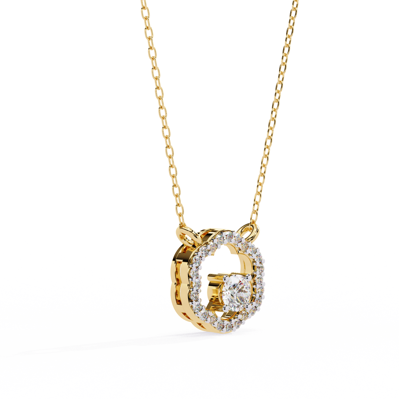 Classic & Sustainable Elegant Lab Created Diamond Pendants for Women