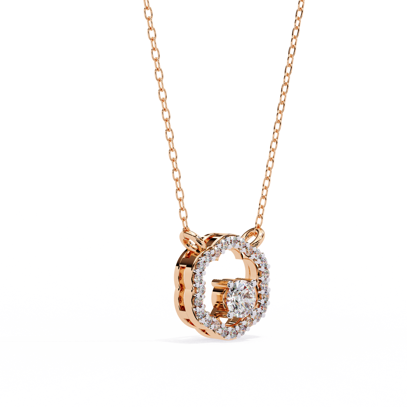 Classic & Sustainable Elegant Lab Created Diamond Pendants for Women