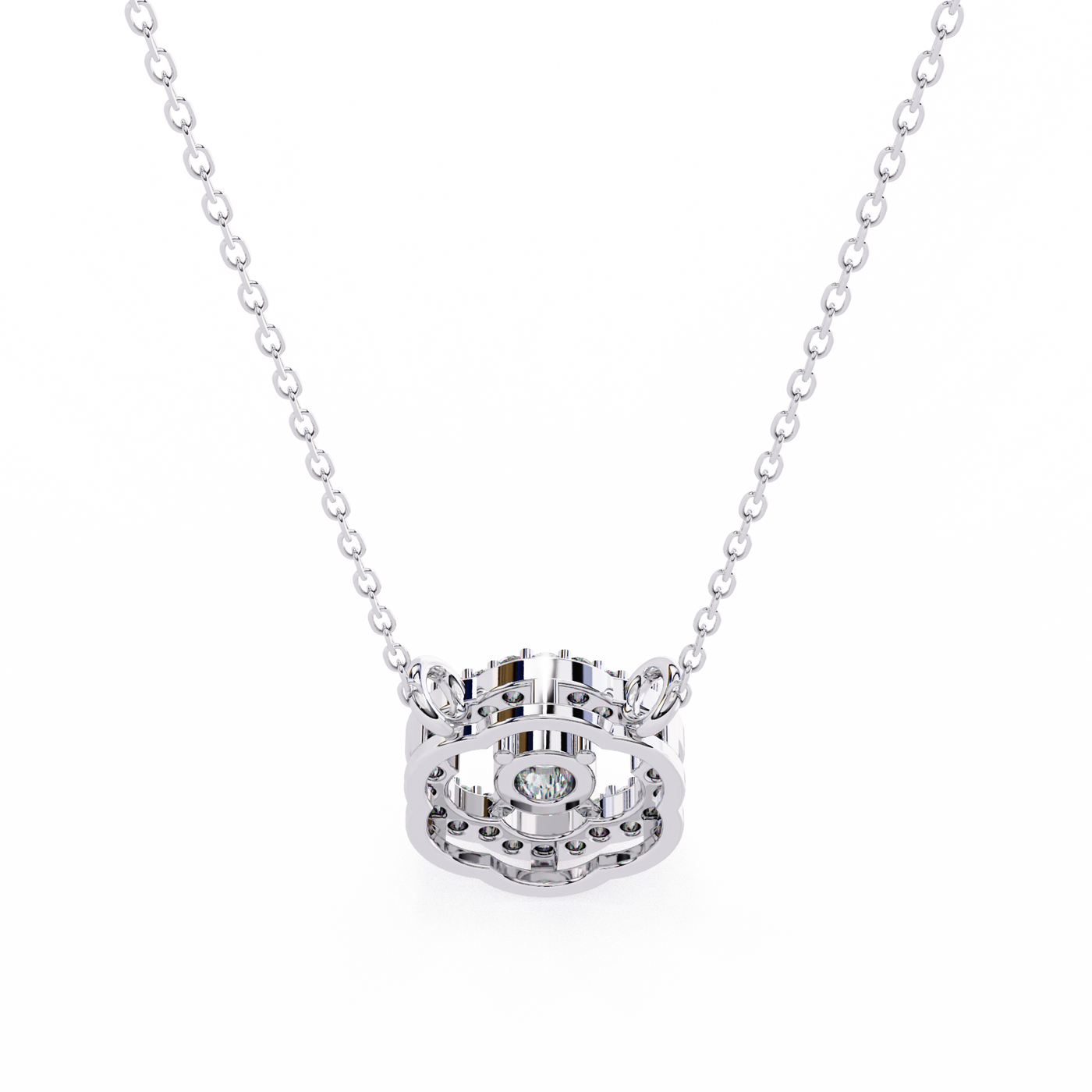 Classic & Sustainable Elegant Lab Created Diamond Pendants for Women