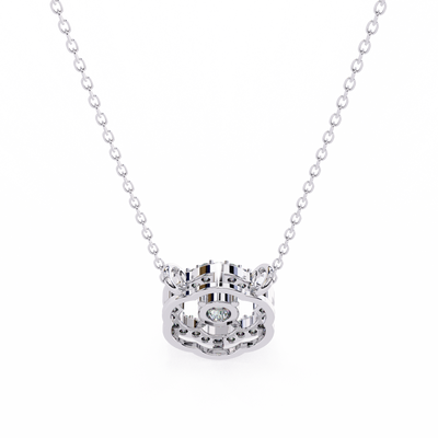 Classic & Sustainable Elegant Lab Created Diamond Pendants for Women