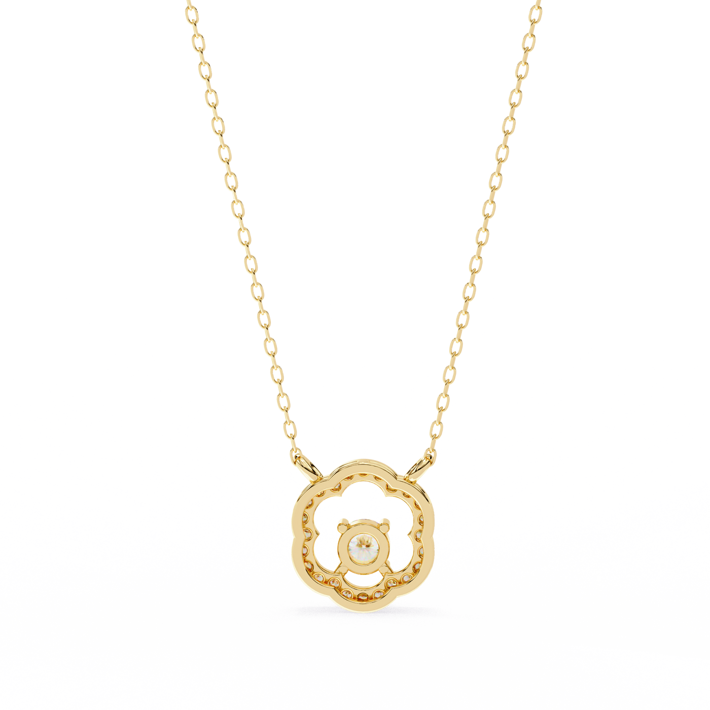 Classic & Sustainable Elegant Lab Created Diamond Pendants for Women