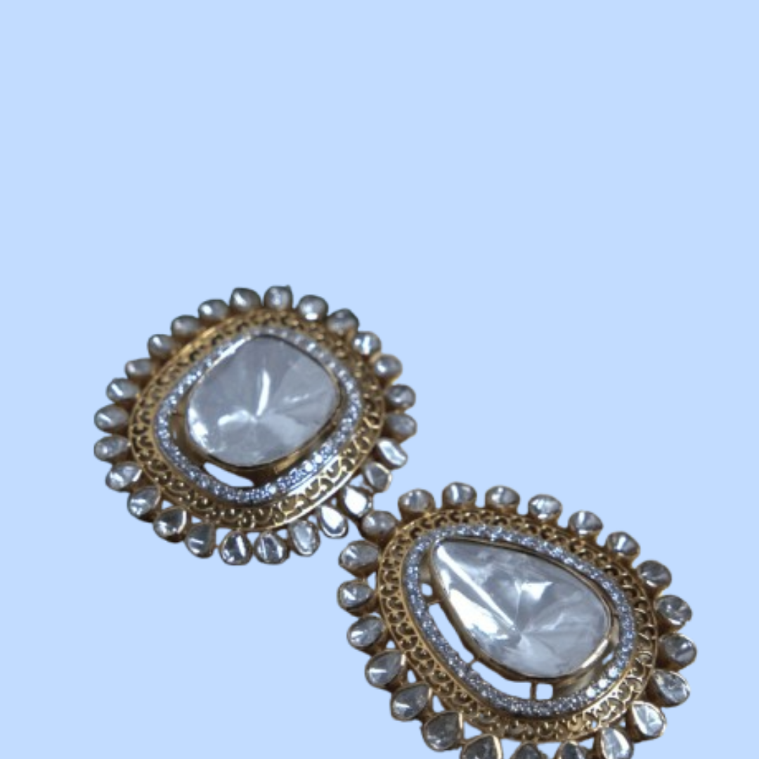 Rajwadi Polki Necklace