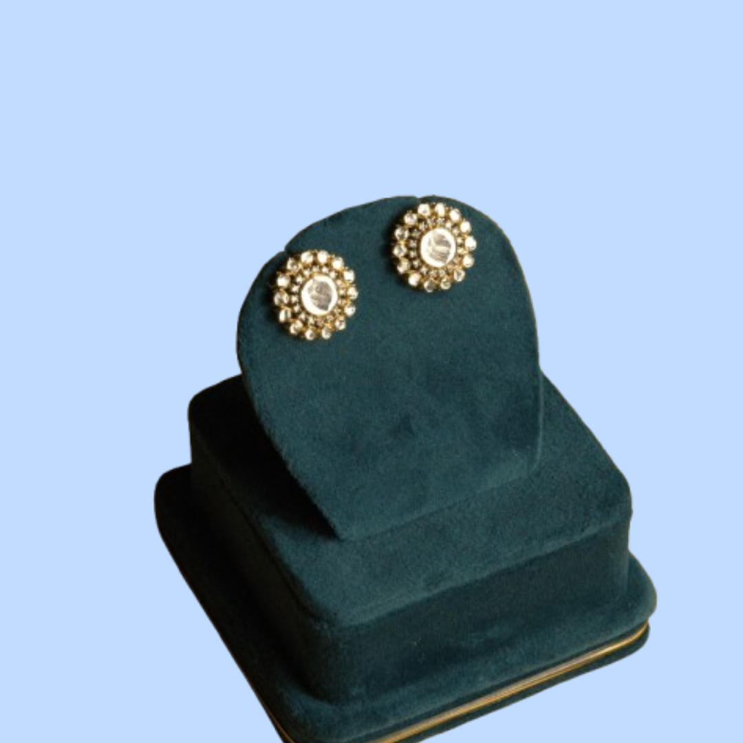 Polki Floral Fusion Earring