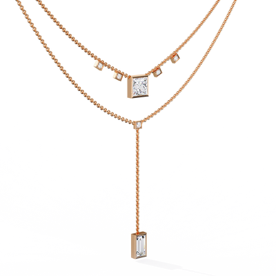 Best Selling Lab Diamond Necklace Anniversary Gift