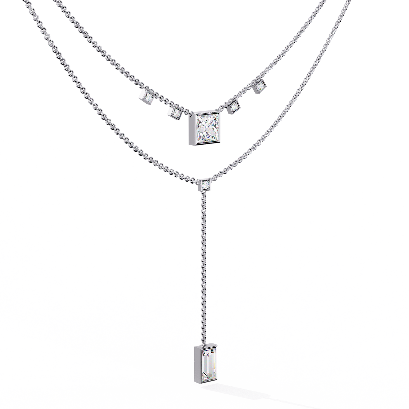 Best Selling Lab Diamond Necklace Anniversary Gift