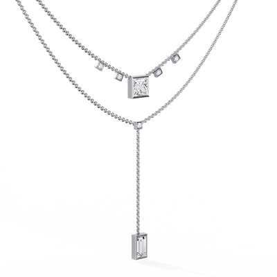 Best Selling Lab Diamond Necklace Anniversary Gift