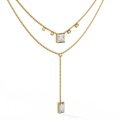 Best Selling Lab Diamond Necklace Anniversary Gift