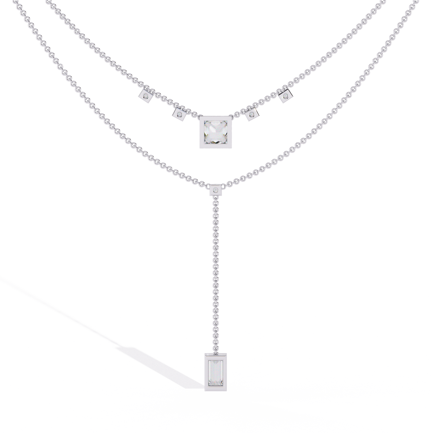 Best Selling Lab Diamond Necklace Anniversary Gift
