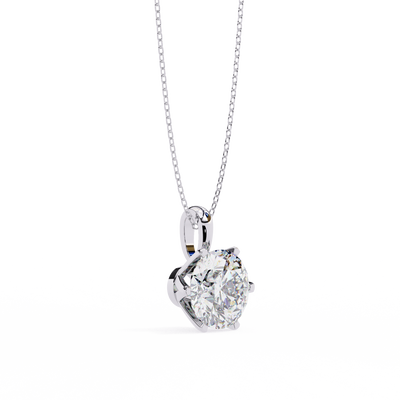 Modern Heirlooms Lab Created Diamond Halo Pendant Collection