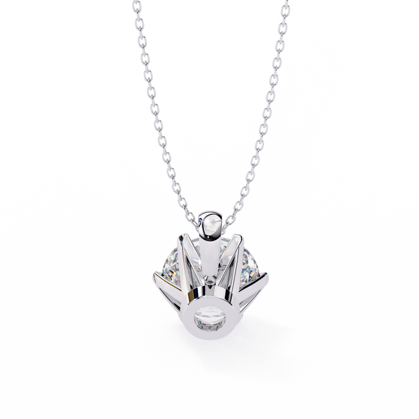 Modern Heirlooms Lab Created Diamond Halo Pendant Collection