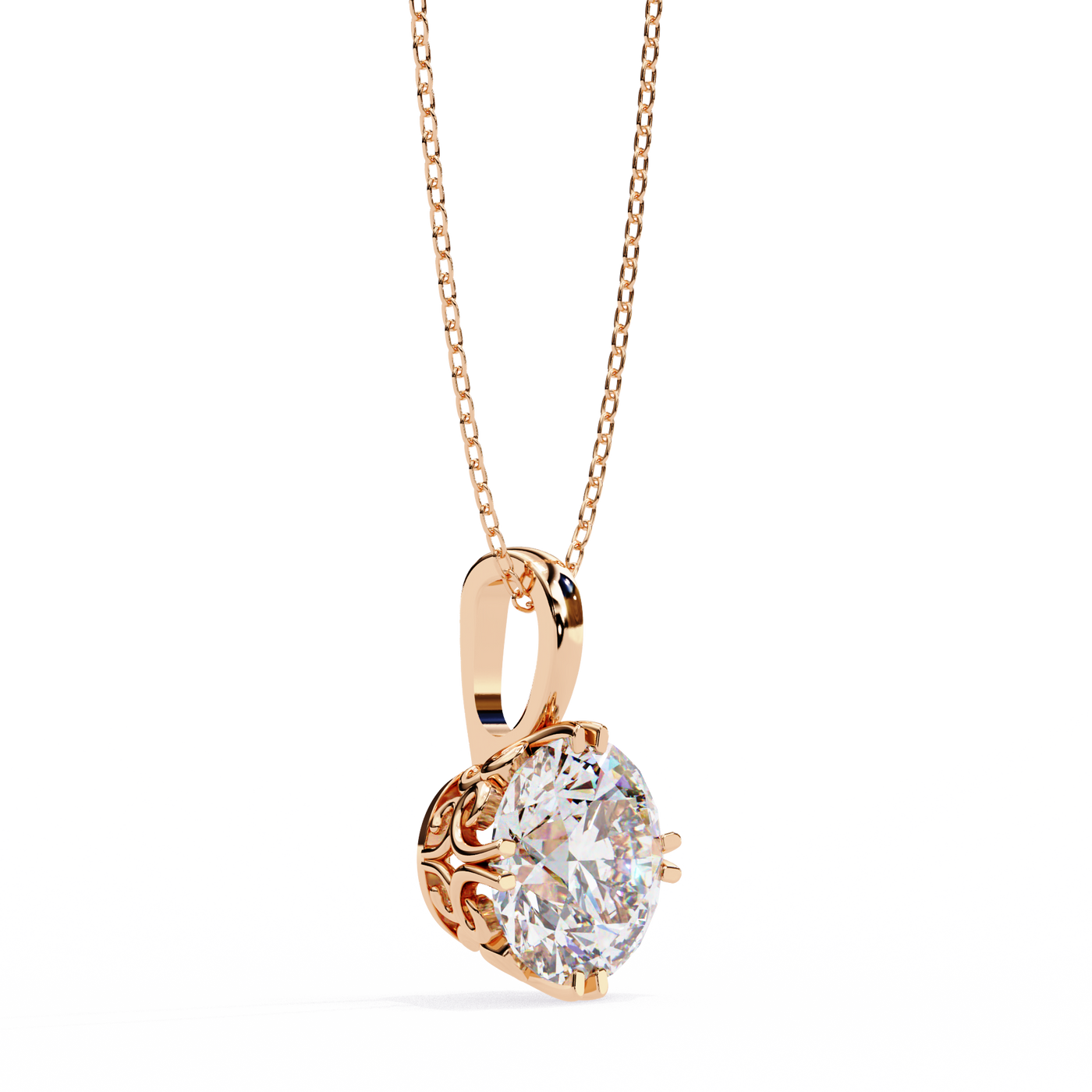 Clean Lines, Bright Shine Modern Lab Diamond Pendant Collection