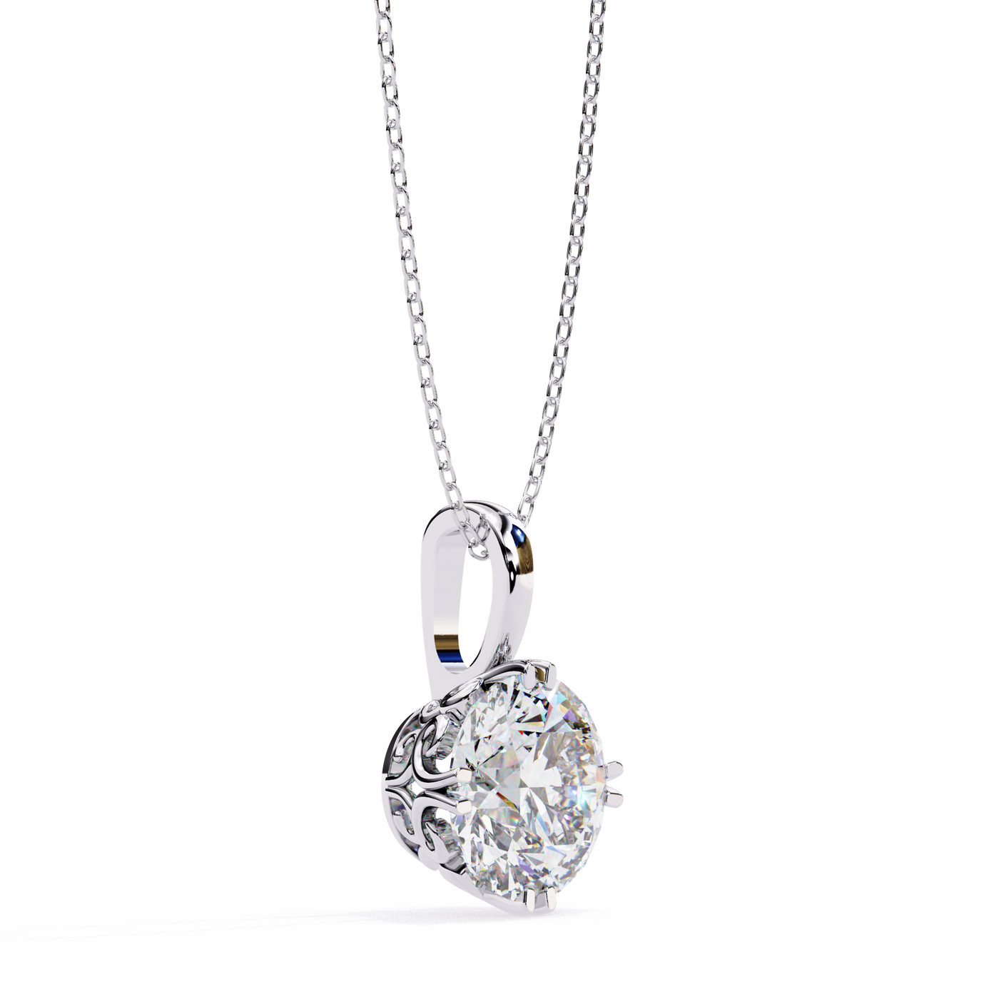 Clean Lines, Bright Shine Modern Lab Diamond Pendant Collection