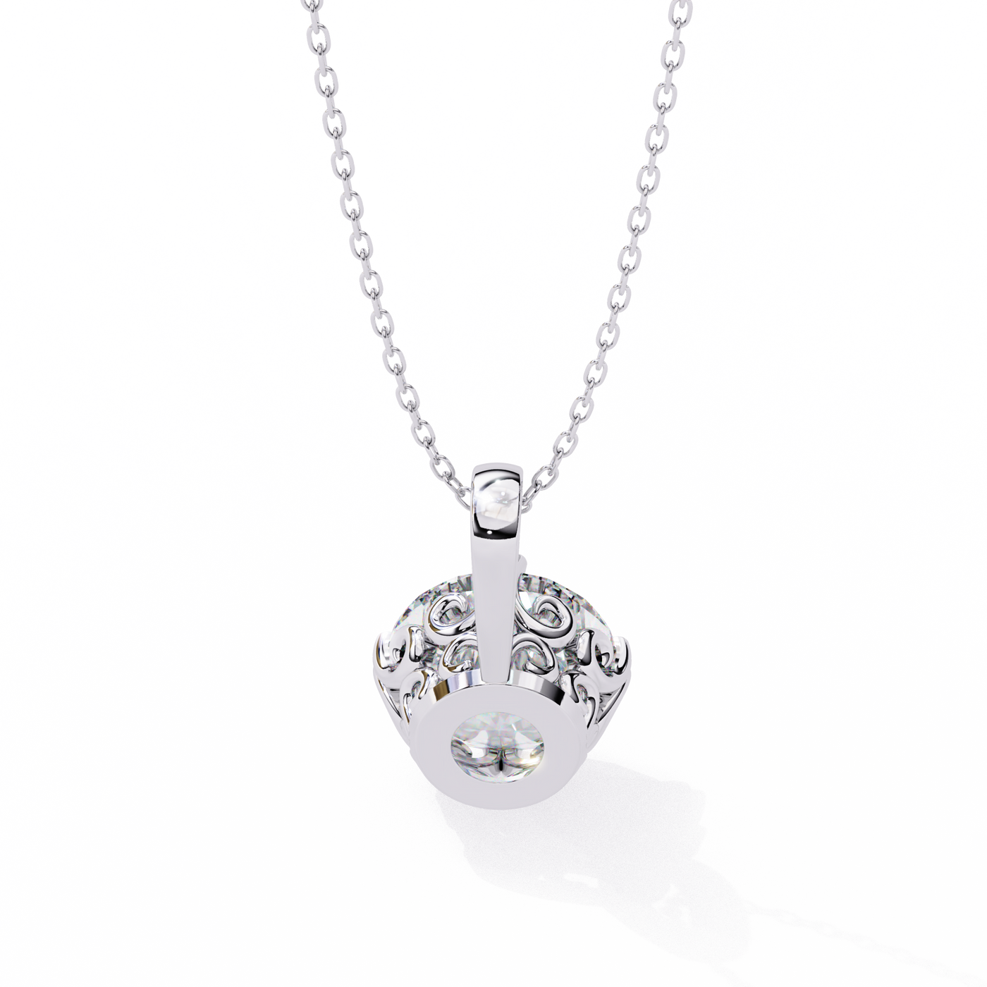 Clean Lines, Bright Shine Modern Lab Diamond Pendant Collection