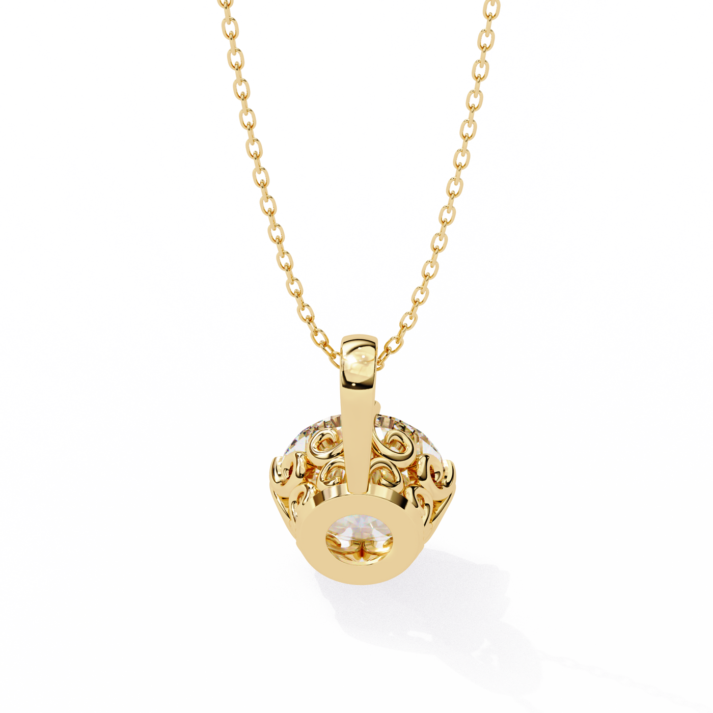 Clean Lines, Bright Shine Modern Lab Diamond Pendant Collection