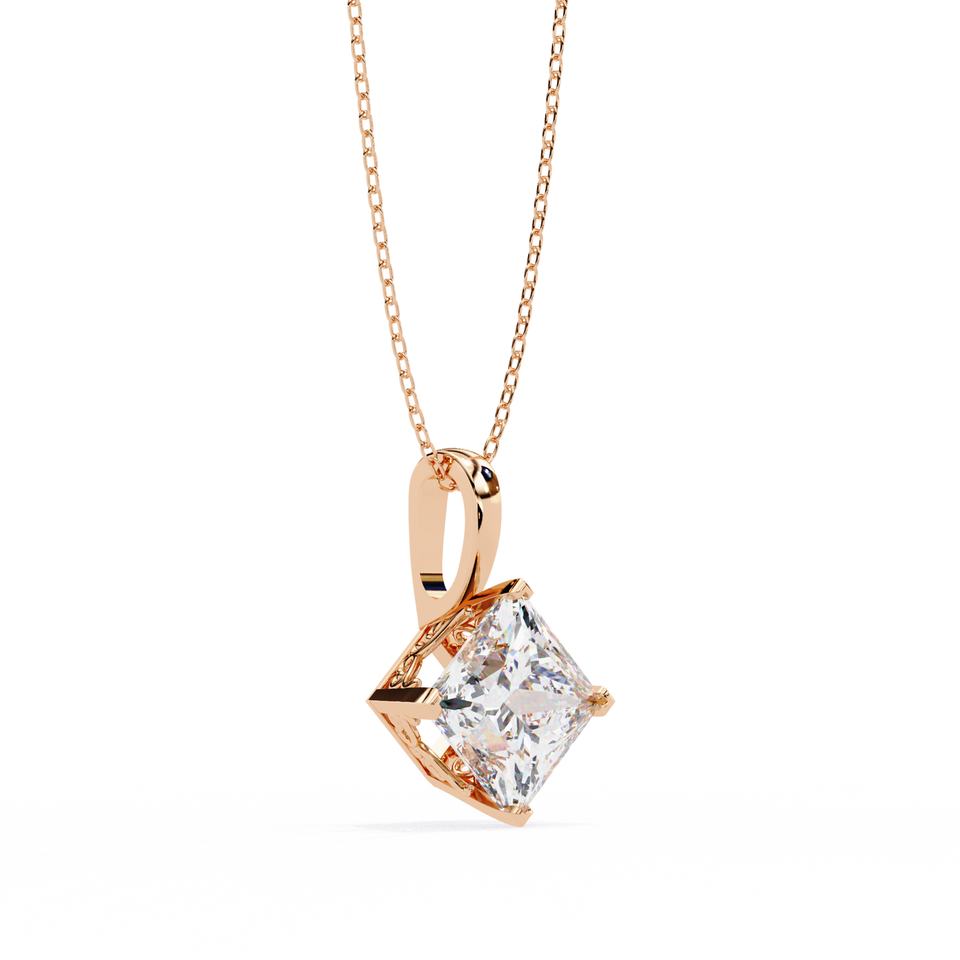 Conscious Glamour Ethical Lab Diamond Halo Necklaces That Sparkle Guilt Free