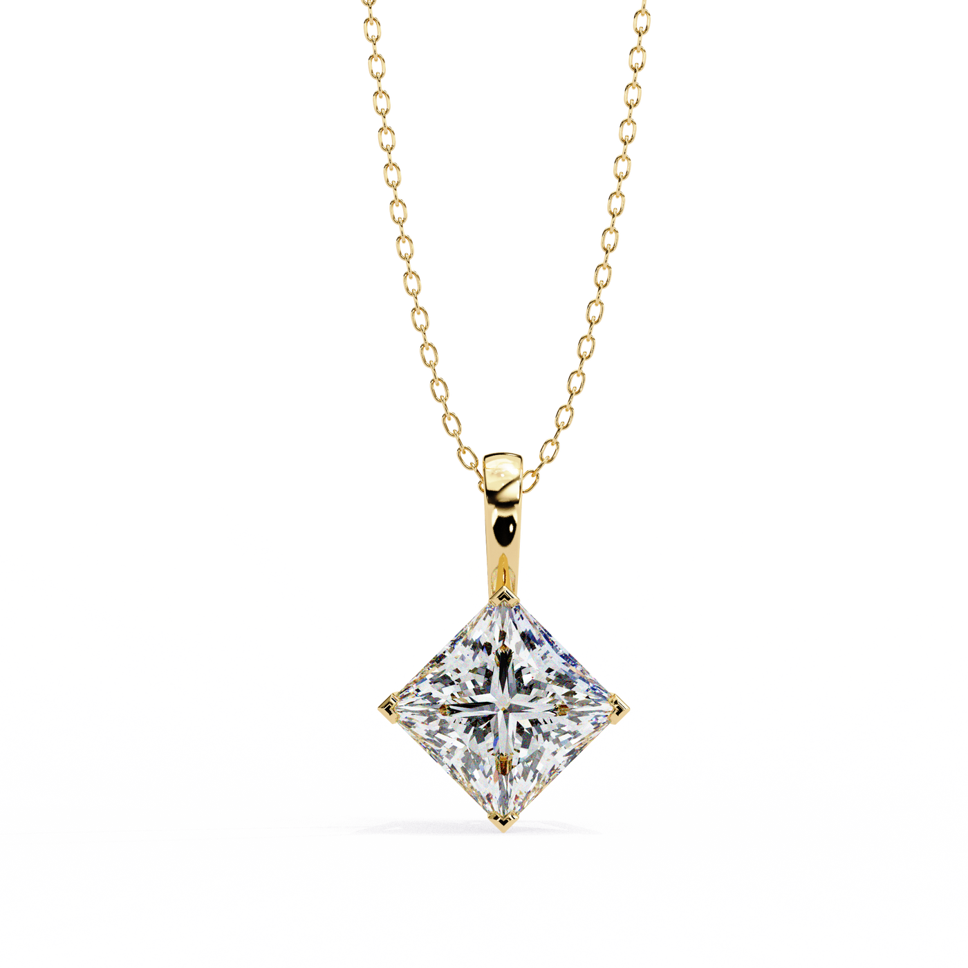 Conscious Glamour Ethical Lab Diamond Halo Necklaces That Sparkle Guilt Free