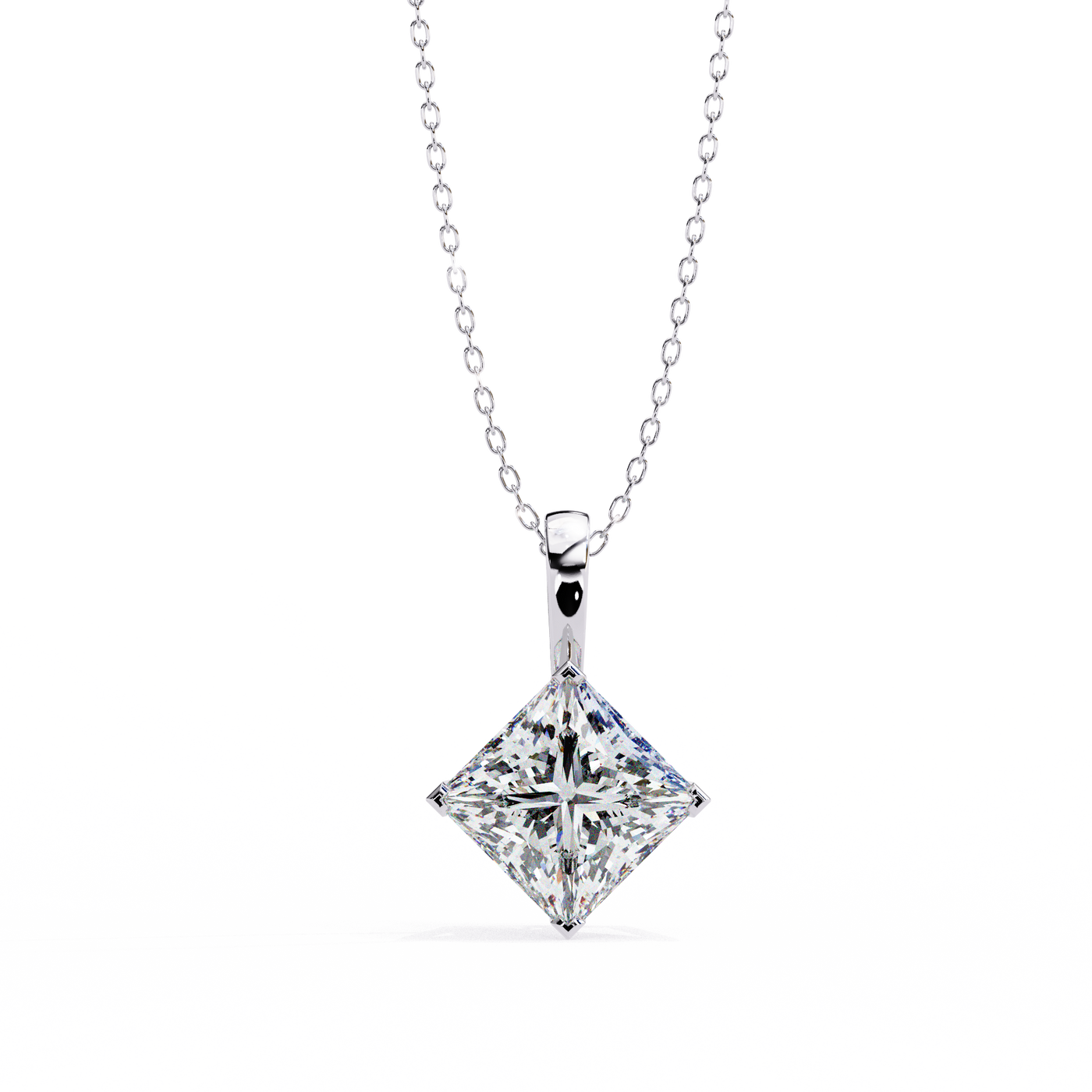 Conscious Glamour Ethical Lab Diamond Halo Necklaces That Sparkle Guilt Free