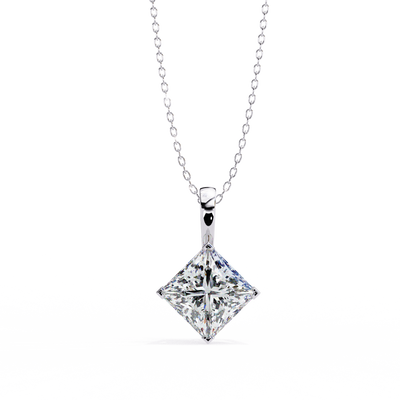Conscious Glamour Ethical Lab Diamond Halo Necklaces That Sparkle Guilt Free