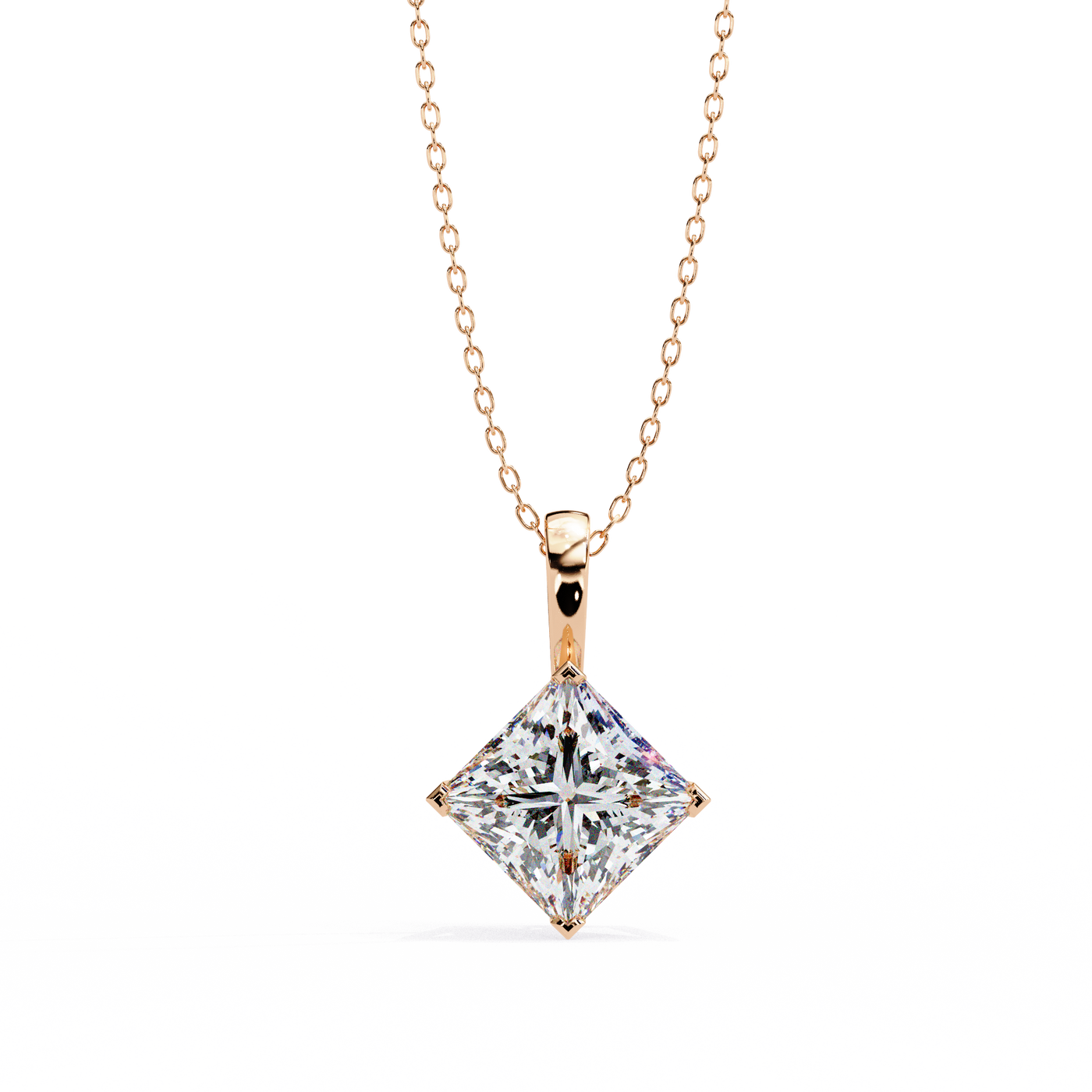 Conscious Glamour Ethical Lab Diamond Halo Necklaces That Sparkle Guilt Free