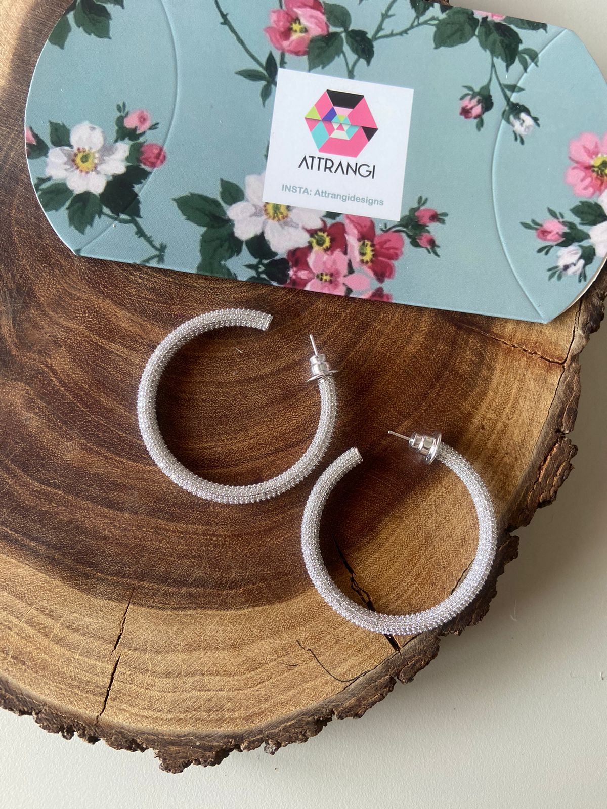 Thick Rich Big Diamond All Over Hoops