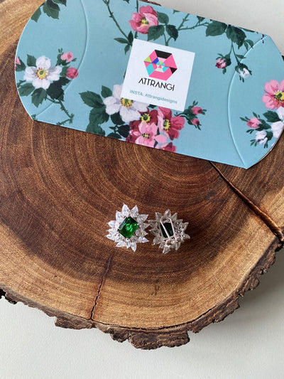 Iconic Glaze Diamond Classic Coloured Studs