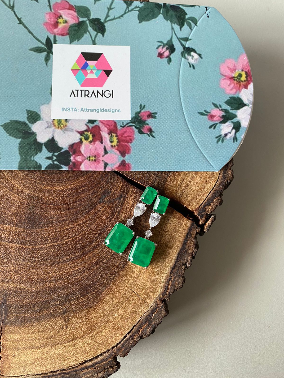 Fierce Diamond Midsized Coloured Dangler Earrings