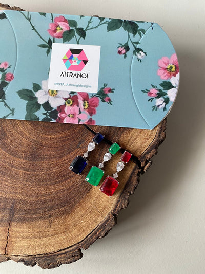 Fierce Diamond Midsized Coloured Dangler Earrings