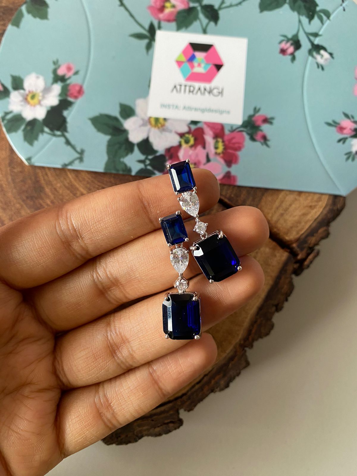 Fierce Diamond Midsized Coloured Dangler Earrings