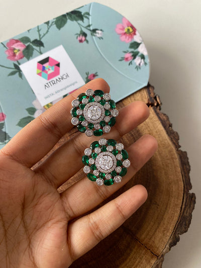 Globe Famous Diamond Coloured Stone Studs