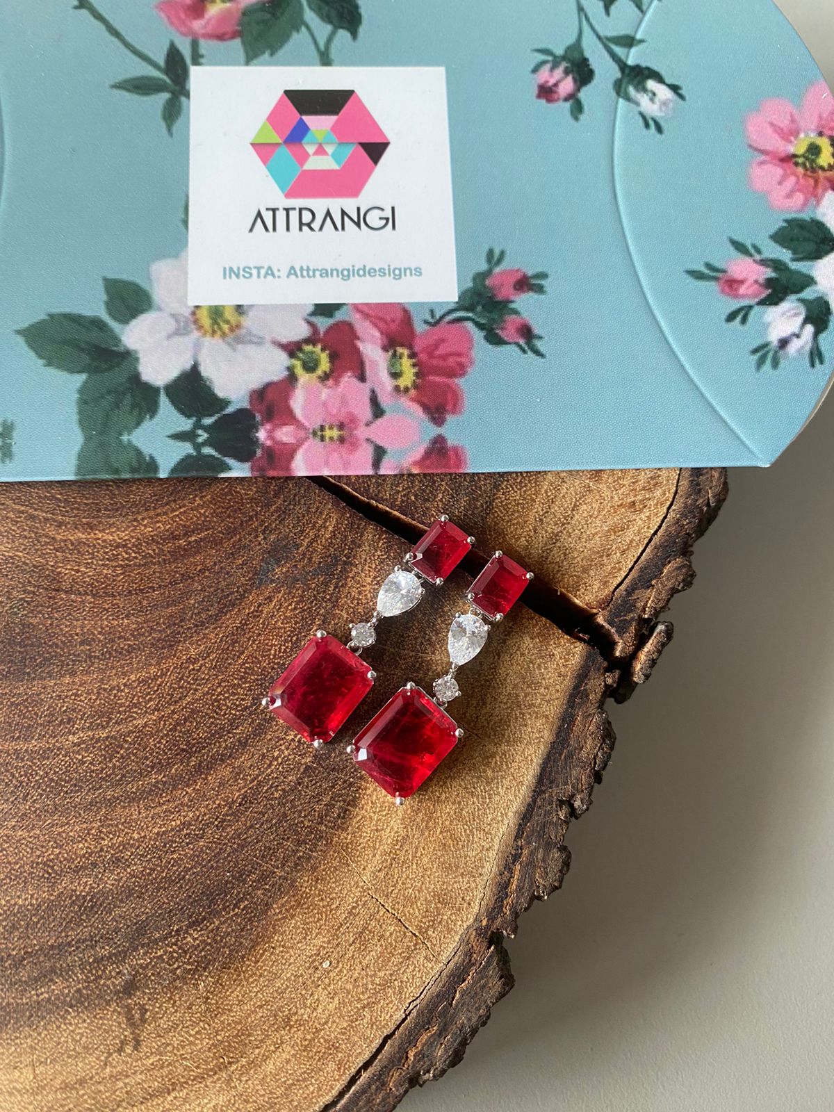 Fierce Diamond Midsized Coloured Dangler Earrings