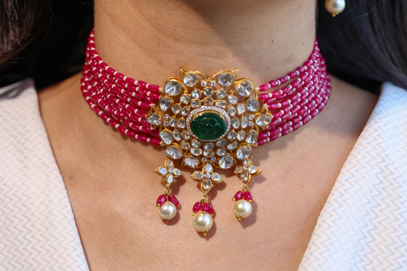 Designer Diamond Choker Necklace